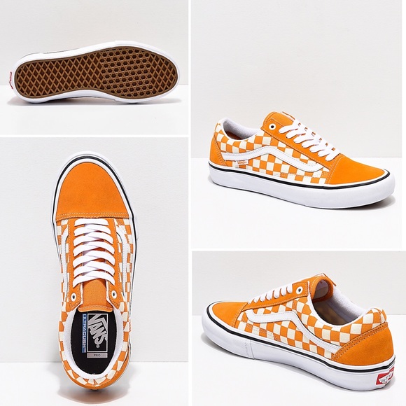 cheddar checkered vans